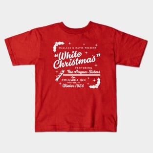 White Christmas Ad (WH) Kids T-Shirt